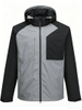 Leichte, wasserdichte Herrenjacke mit abnehmbarer Kapuze und versiegelten Nähten für Outdoor-Camping
