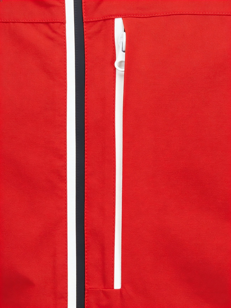 Leichte wasserdichte Herrenjacke mit verbundener Kapuze und verschweißter Outdoor-Wanderbekleidung