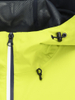 Leichte wasserdichte Herrenjacke mit verbundener Kapuze, versiegelten Bicolor-Reißverschlüssen und Windjacke 