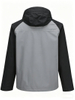 Leichte, wasserdichte Herrenjacke mit abnehmbarer Kapuze und versiegelten Nähten für Outdoor-Camping