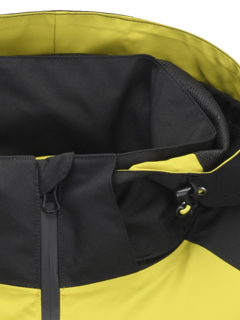 Leichte wasserdichte Herrenjacke mit abnehmbarer Kapuze und versiegelten Outdoor-Windjacken