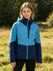 Damen-Softshelljacke mit angeschlossener Kapuze, wasserdicht, wasserabweisend, winddicht, atmungsaktiv, Outdoor-Sportbekleidung