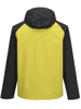Leichte wasserdichte Herrenjacke mit abnehmbarer Kapuze und versiegelten Outdoor-Windjacken