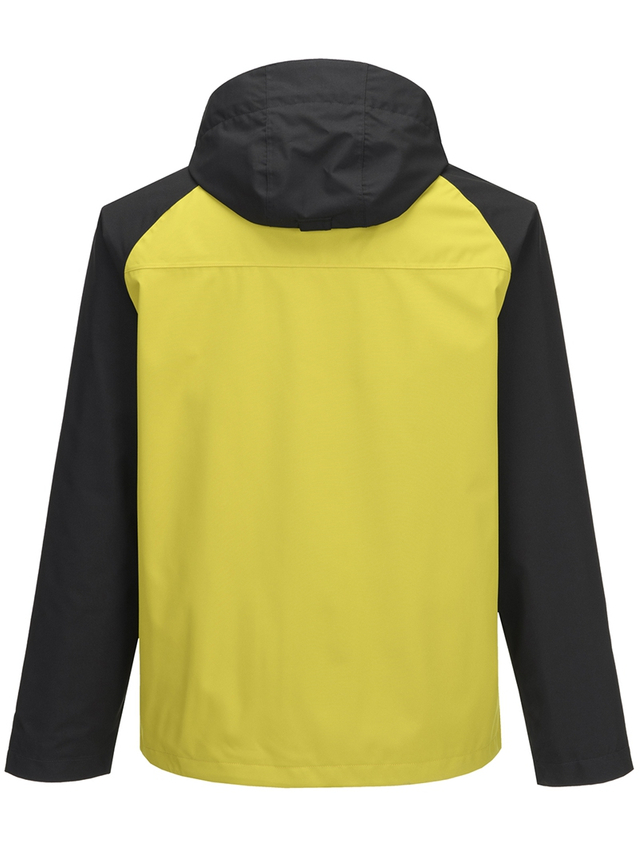 Leichte wasserdichte Herrenjacke mit abnehmbarer Kapuze und versiegelten Outdoor-Windjacken