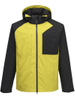 Leichte wasserdichte Herrenjacke mit abnehmbarer Kapuze und versiegelten Outdoor-Windjacken