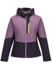 Damen-Softshelljacke mit angeschlossener Kapuze, wasserdicht, wasserabweisend, winddicht, atmungsaktiv, Outdoor-Wanderjacke